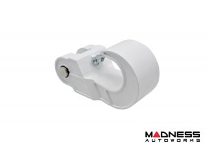 Jeep Wrangler JL Billet Recovery Hook - Royal Show Hook - Aluminum - White